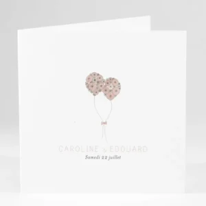 Faire-part de mariage Envolee livret*Faire-part Elégant Discount