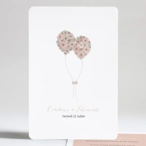 Faire-part de mariage Envolee*Faire-part Elégant Discount