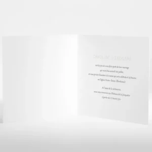 Faire-part de mariage Envolee livret*Faire-part Elégant Discount