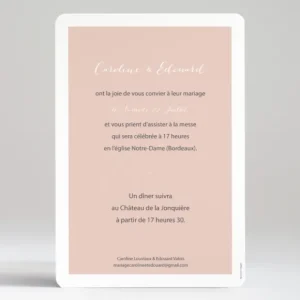 Faire-part de mariage Envolee*Faire-part Elégant Discount