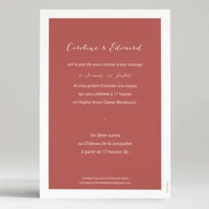 Faire-part de mariage Envolee*Faire-part Elégant Discount