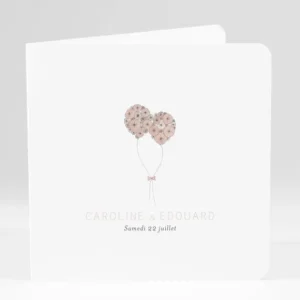 Faire-part de mariage Envolee livret*Faire-part Elégant Discount