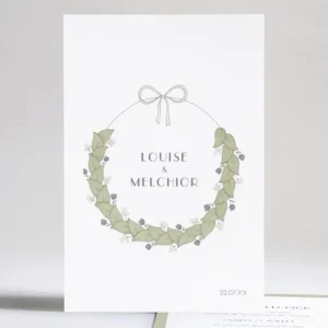 Faire-part de mariage Eternite*Faire-part Elégant Sale