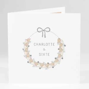 Faire-part de mariage Eternite livret*Faire-part Elégant Sale