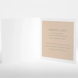 Faire-part de mariage Eternite livret*Faire-part Elégant Sale