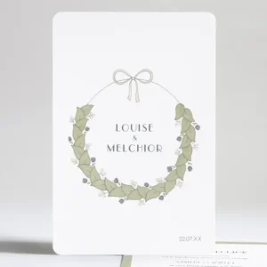 Faire-part de mariage Eternite*Faire-part Elégant Sale