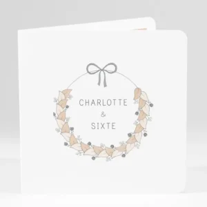Faire-part de mariage Eternite livret*Faire-part Elégant Sale