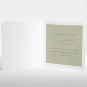 Faire-part de mariage Eternite livret*Faire-part Elégant Sale