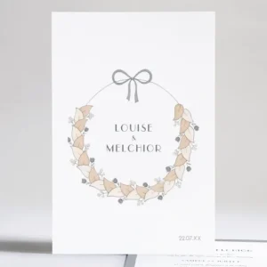 Faire-part de mariage Eternite*Faire-part Elégant Sale