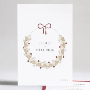 Faire-part de mariage Eternite*Faire-part Elégant Sale