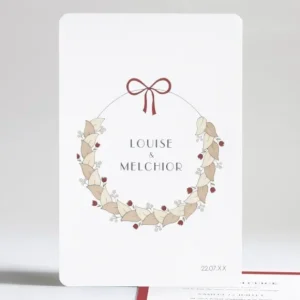 Faire-part de mariage Eternite*Faire-part Elégant Sale