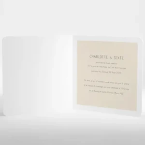 Faire-part de mariage Eternite livret*Faire-part Elégant Sale