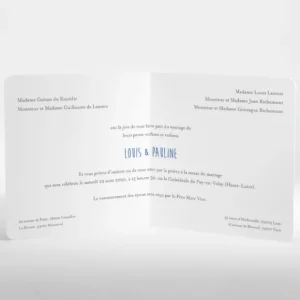 Faire-part de mariage Etoiles scandinaves*Faire-part Elégant Hot