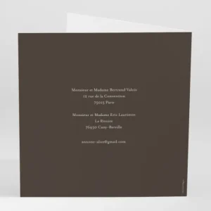 Faire-part de mariage Eucalyptus*Faire-part Elégant Online