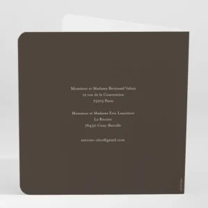 Faire-part de mariage Eucalyptus*Faire-part Elégant Online