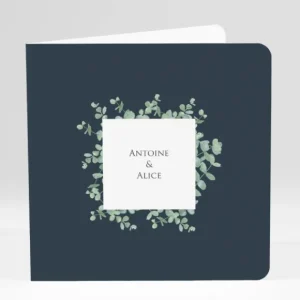 Faire-part de mariage Eucalyptus*Faire-part Elégant Online