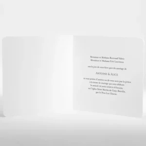Faire-part de mariage Eucalyptus*Faire-part Elégant Online