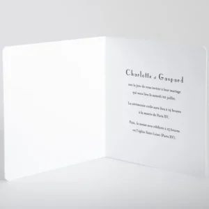 Faire-part de mariage Feuille d'or*Faire-part Elégant Outlet