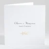 Faire-part de mariage Feuille d'or chic*Faire-part Elégant Online