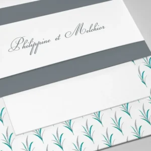 Faire-part de mariage Feuillage enchante*Faire-part Elégant New