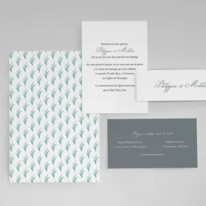 Faire-part de mariage Feuillage enchante*Faire-part Elégant New