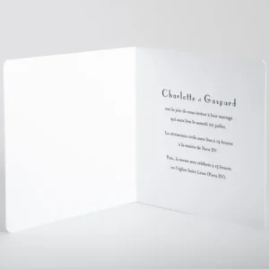 Faire-part de mariage Feuille d'or*Faire-part Elégant Outlet