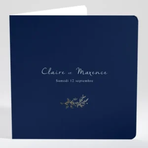 Faire-part de mariage Feuille d'or chic*Faire-part Elégant Online
