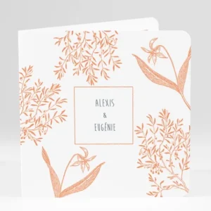 Faire-part de mariage Feuillage chic*Faire-part Elégant Hot