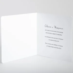 Faire-part de mariage Feuille d'or chic*Faire-part Elégant Online