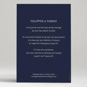 Faire-part de mariage Fifties*Faire-part Elégant Discount
