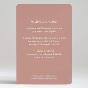 Faire-part de mariage Fifties*Faire-part Elégant Discount
