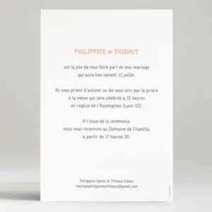 Faire-part de mariage Fifties*Faire-part Elégant Discount