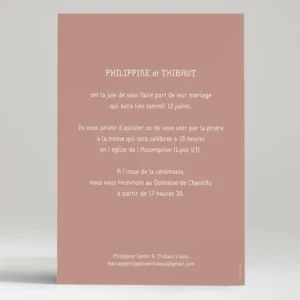 Faire-part de mariage Fifties*Faire-part Elégant Discount