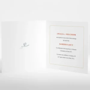 Faire-part de mariage Fleurs des champs*Faire-part Elégant Fashion