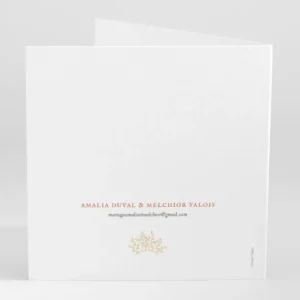Faire-part de mariage Fleurs des champs*Faire-part Elégant Fashion