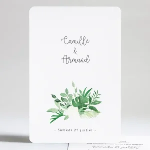 Faire-part de mariage Fleurs*Faire-part Elégant Fashion