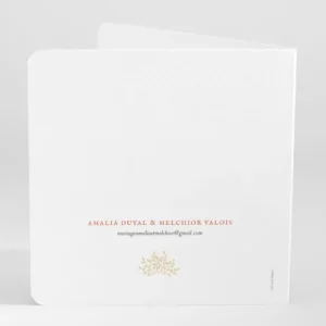 Faire-part de mariage Fleurs des champs*Faire-part Elégant Fashion