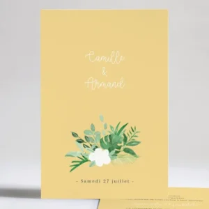 Faire-part de mariage Fleurs*Faire-part Elégant Fashion