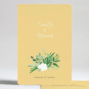Faire-part de mariage Fleurs*Faire-part Elégant Fashion