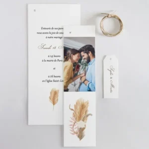 Faire-part de mariage Flowers*Faire-part Elégant Hot