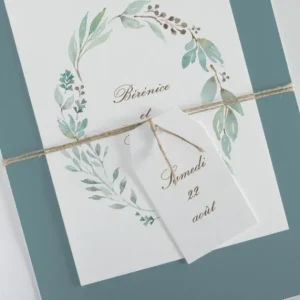 Faire-part de mariage Galanterie*Faire-part Elégant Outlet