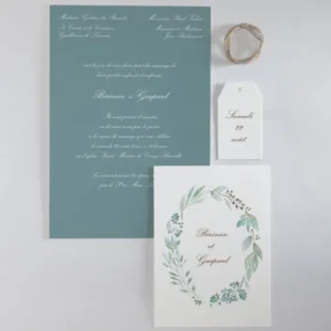 Faire-part de mariage Galanterie*Faire-part Elégant Outlet