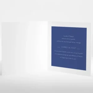 Faire-part de mariage Garden party*Faire-part Elégant Discount