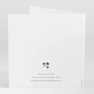 Faire-part de mariage Garden party*Faire-part Elégant Discount