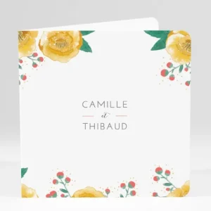 Faire-part de mariage Garden party*Faire-part Elégant Discount
