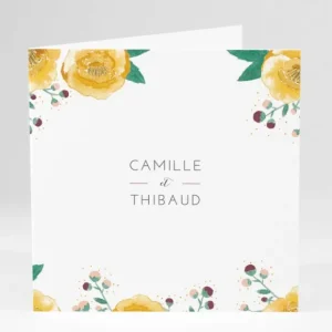 Faire-part de mariage Garden party*Faire-part Elégant Discount