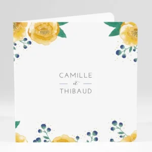 Faire-part de mariage Garden party*Faire-part Elégant Discount