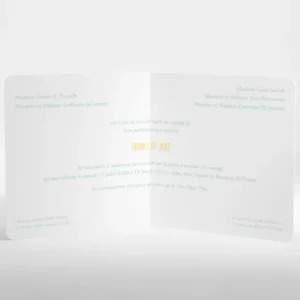 Faire-part de mariage Gazouillis*Faire-part Elégant Sale