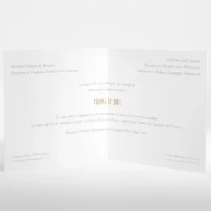 Faire-part de mariage Gazouillis*Faire-part Elégant Sale