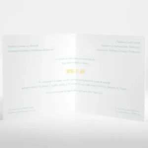 Faire-part de mariage Gazouillis*Faire-part Elégant Sale